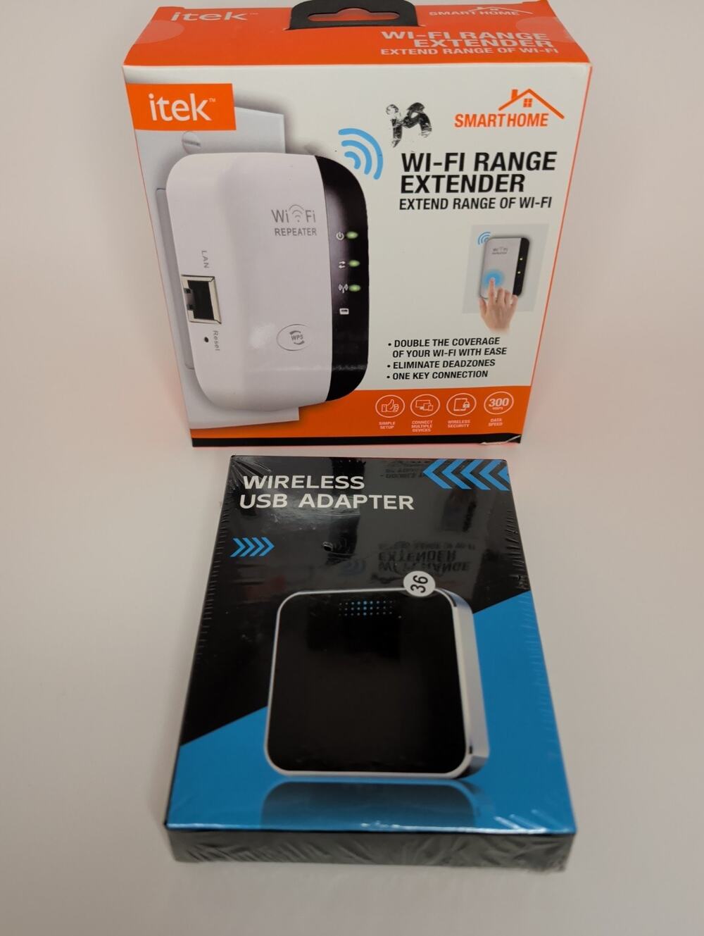 iTek WiFi Range Extender Wireless USB Adapter Internet Signal Booster